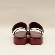 Burberry Dark Maroon Myla Sandals 37.5