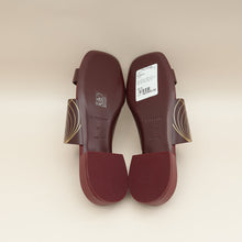Burberry Dark Maroon Myla Sandals 37.5