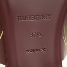 Burberry Dark Maroon Myla Sandals 37.5