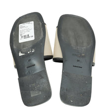 Burberry Beige Carolyn Logo Flat Slide Sandals 37