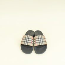 Burberry Archive Beige Vintage Check Furley Slides 44