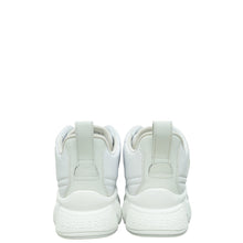 Burberry White Axburton Low-top Quilted Sneakers 37.5