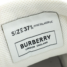 Burberry White Axburton Low-top Quilted Sneakers 37.5