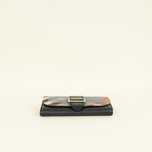Burberry Bicolor Nova Check Buckle Sequins Continental Wallet