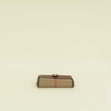 Burberry Bicolor House Check Hampstead French Wallet