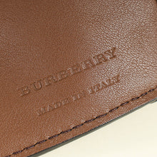 Burberry Bicolor House Check Hampstead French Wallet