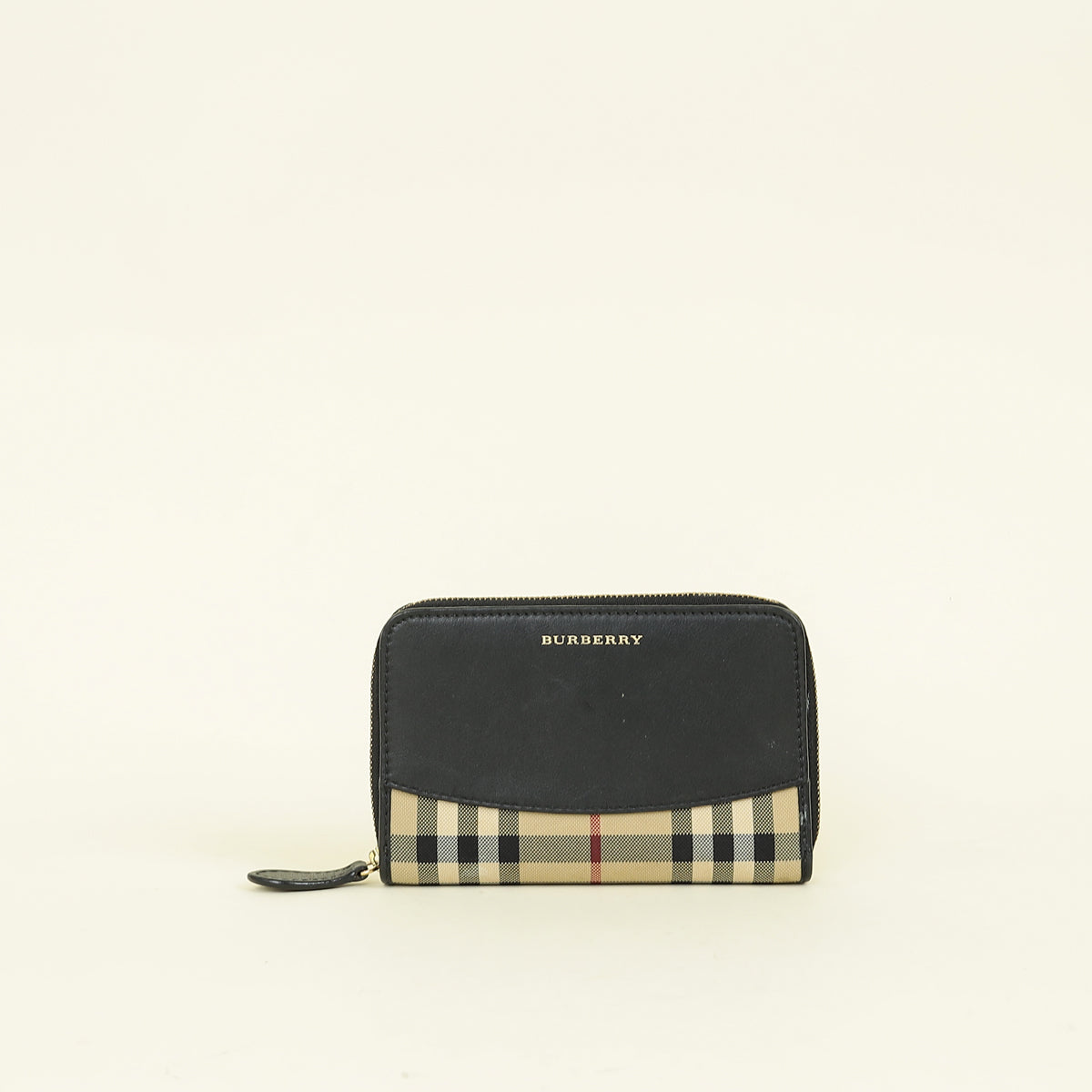 Burberry Bicolor Elmore Zip Around Wallet