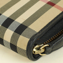 Burberry Bicolor Elmore Zip Around Wallet