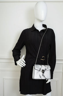 Bvlgari Tricolor Python Serpenti Forever Small Crossbody Bag