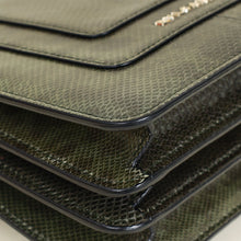 Bvlgari Dark Olive Karung Serpenti Forever Top Handle Small Bag