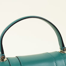 Bvlgari Emerald Green Serpenti Forever Medium Top Handle Shoulder Bag