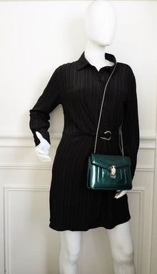 Bvlgari Emerald Green Serpenti Forever Shoulder Bag
