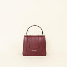 Bvlgari Burgundy Serpenti Forever Top Handle Shoulder Bag