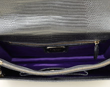 Bvlgari Grey Serpenti Forever Flap Shoulder Bag