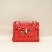 Bvlgari Red Serpenti Forever Large Shoulder Bag