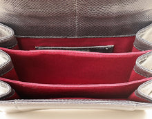Bvlgari Grey Serpenti Forever Karung Top Handle Bag