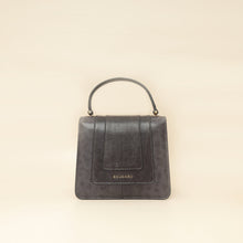 Bvlgari Grey Serpenti Forever Karung Top Handle Bag