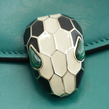 Bvlgari Green Serpenti Forever Large Flap Bag