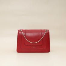 Bvlgari Dark Red Serpenti Forever Flap Shoulder Bag