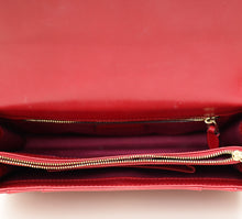 Bvlgari Dark Red Serpenti Forever Flap Shoulder Bag