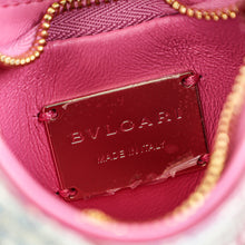 Bvlgari Pink Multicolor Serpenti Ellipse Python Micro Chain Shoulder Crossbody Bag