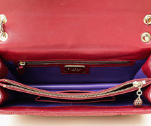 Bvlgari Burgundy Serpenti Forever Quilted Scaglie Flap Medium Bag