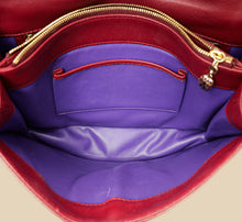 Bvlgari Burgundy Serpenti Forever Quilted Scaglie Flap Medium Bag