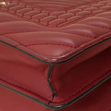 Bvlgari Burgundy Serpenti Forever Quilted Scaglie Flap Medium Bag