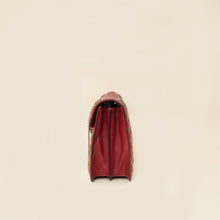 Bvlgari Burgundy Serpenti Forever Quilted Scaglie Flap Medium Bag