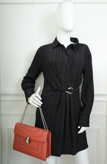 Bvlgari Rust Serpenti Forever Large Flap Bag