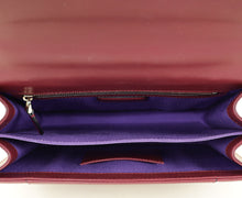 Bvlgari Burgundy Serpenti Forever Top Handle Bag