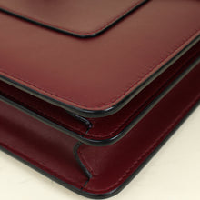 Bvlgari Burgundy Serpenti Forever Top Handle Bag
