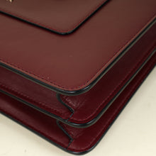 Bvlgari Burgundy Serpenti Forever Top Handle Bag