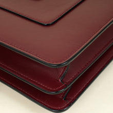 Bvlgari Burgundy Serpenti Forever Top Handle Bag