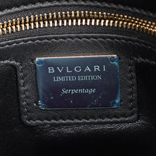 Bvlgari Pink Multicolor L.E Serpenti Forever Python Flap Bag