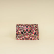 Bvlgari Pink Multicolor L.E Serpenti Forever Python Flap Bag
