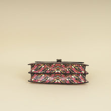 Bvlgari Pink Multicolor L.E Serpenti Forever Python Flap Bag