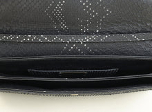 Bvlgari Black Python Serpenti Forever Tassel Clutch Bag