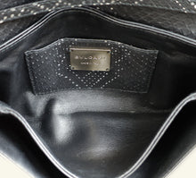 Bvlgari Black Python Serpenti Forever Tassel Clutch Bag