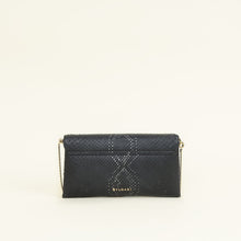 Bvlgari Black Python Serpenti Forever Tassel Clutch Bag