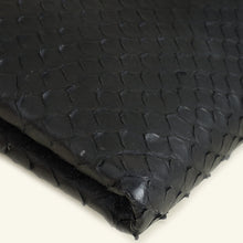 Bvlgari Black Python Serpenti Forever Tassel Clutch Bag