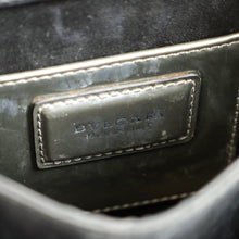 Bvlgari Metallic Grey Serpenti Forever Top Handle Small Bag