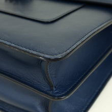 Bvlgari Navy Blue Serpenti Forever Top Handle Bag