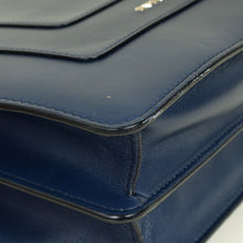 Bvlgari Navy Blue Serpenti Forever Top Handle Bag
