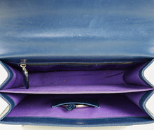 Bvlgari Navy Blue Serpenti Forever Top Handle Bag