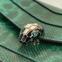 Bvlgari Green Serpenti Forever Chain Wallet