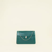 Bvlgari Green Serpenti Forever Flap Shoulder Bag