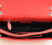 Bvlgari Red Serpenti Ruffled Forever Shoulder Bag