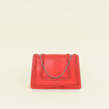 Bvlgari Red Serpenti Ruffled Forever Shoulder Bag