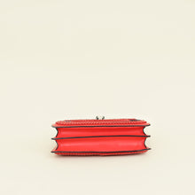 Bvlgari Red Serpenti Ruffled Forever Shoulder Bag